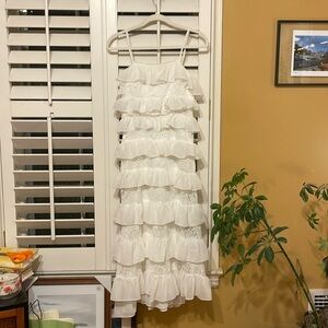 Tiered BHLDN midi dress